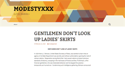 Desktop Screenshot of modestyxxx.com